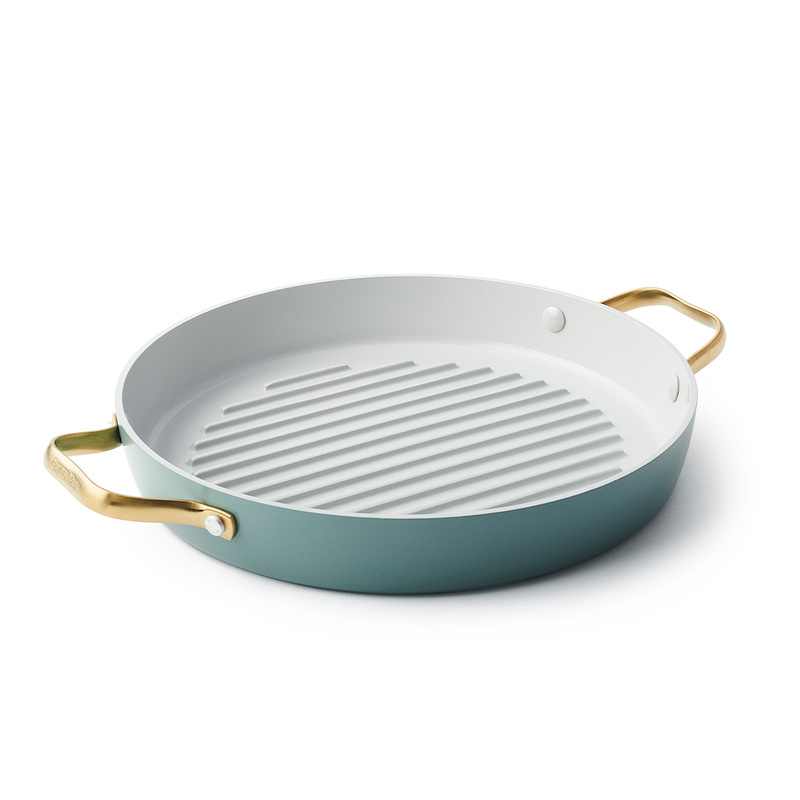 GreenPan - Patelnia grillowa PADOVA SkyBlue 28 cm