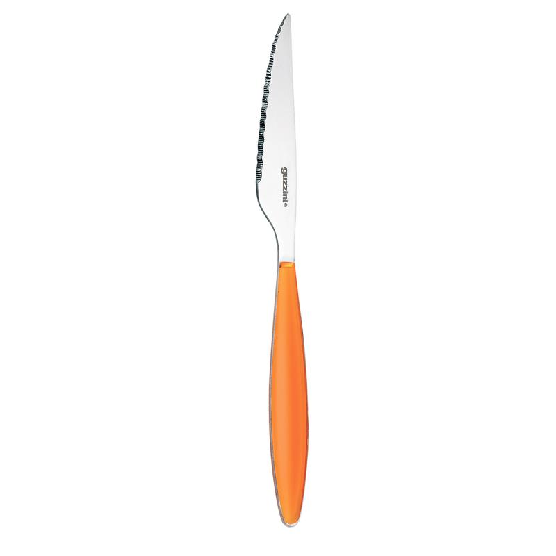 Guzzini - Nóż do steków, pomarańczowy
