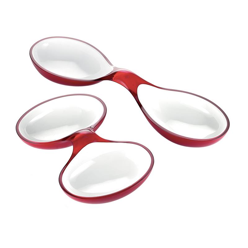 Guzzini - TWO-TONE zestaw 2 INTERLOCKING DISHES