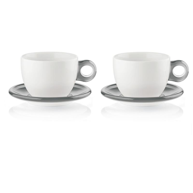 Guzzini - zestaw 2 BREAKFAST CUPS WITH SAUCERS