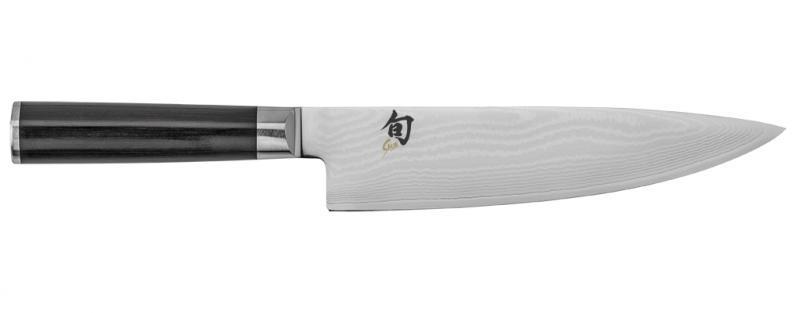 KAI - nóż japoński szefa kuchni 20 cm Shun stal damsceńska