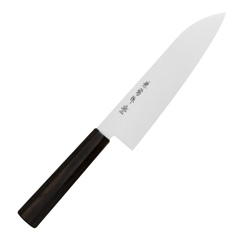 Kanetsune Seki - Ichizu VG-10 Mono Nóż Santoku 18 cm