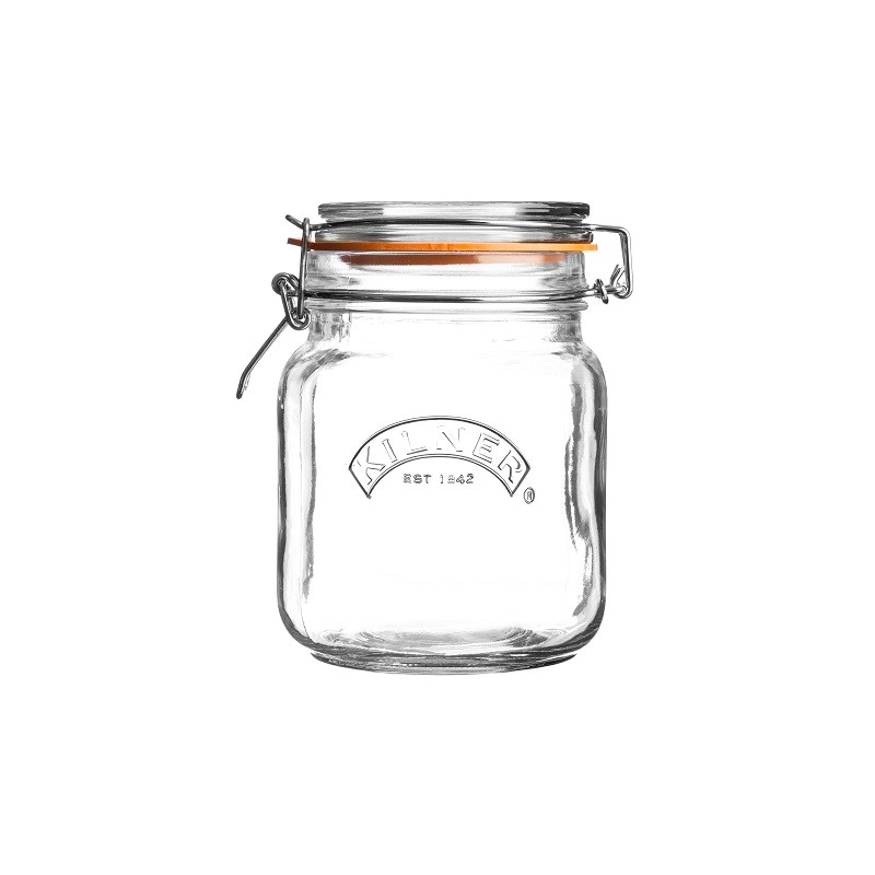 Kilner - Słoik 1l, Square Clip Top Jar