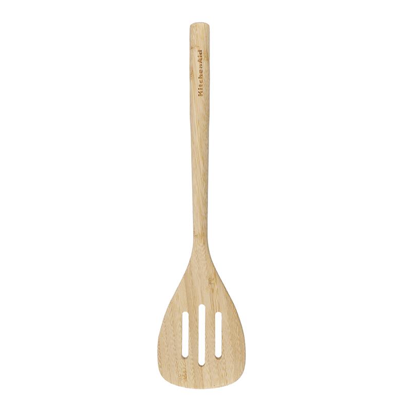 KitchenAid Culinary Tools - łopatka drewniana z otworami CLASSIC Bamboo