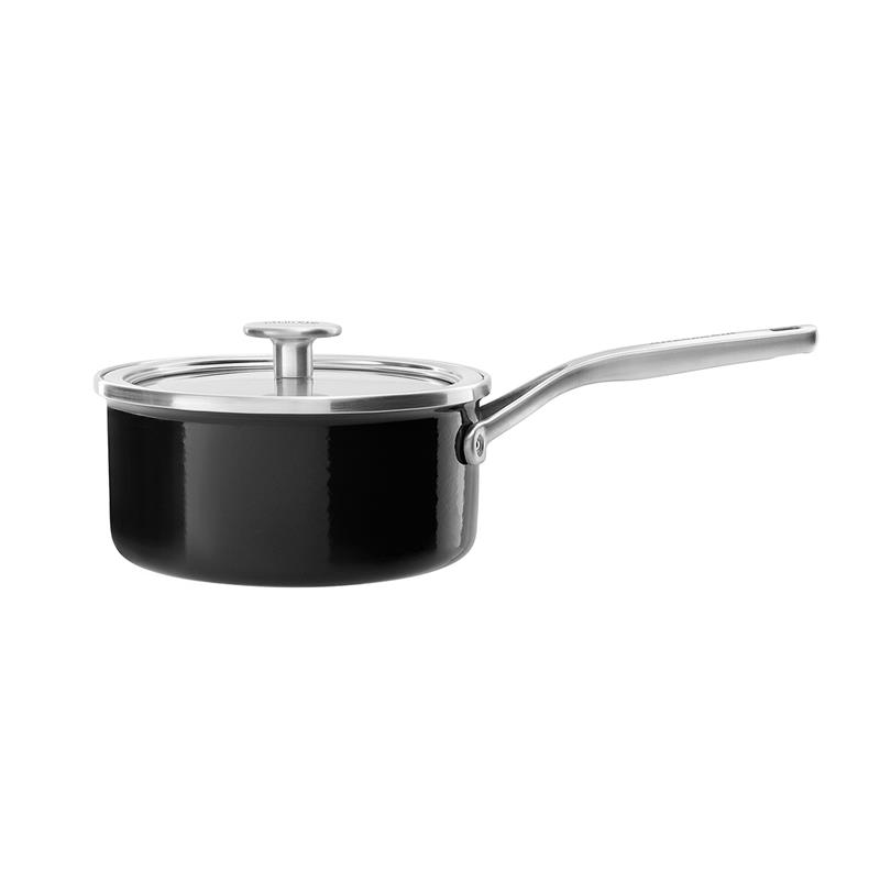 KitchenAid - Rondel emaliowany 2L 18cm czarny