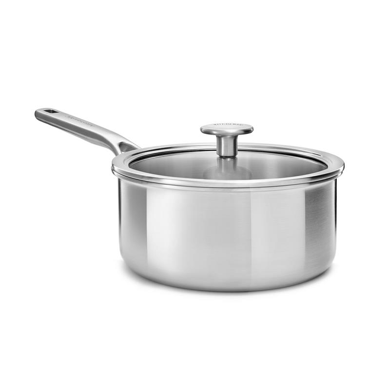 KitchenAid - Rondel z pokrywką 3-warstwowy, stalowy - 2,1L