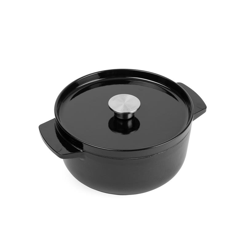 KitchenAid - garnek żeliwny 3,3L Onyx Black