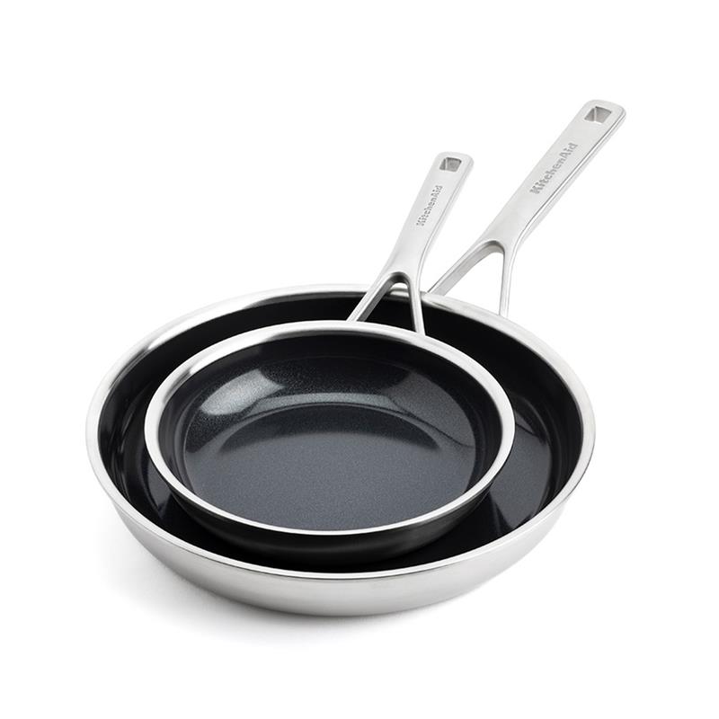 KitchenAid - patelnie 3-warstwowe z powłoka 20 cm, 28 cm