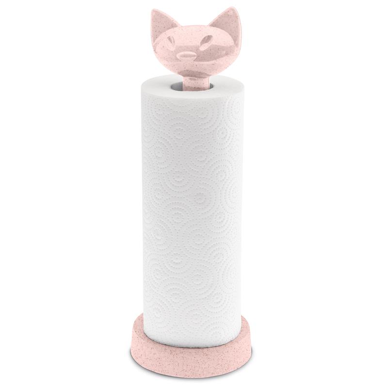 Koziol - Stojak na ręczniki papierowe Miaou Organic pink
