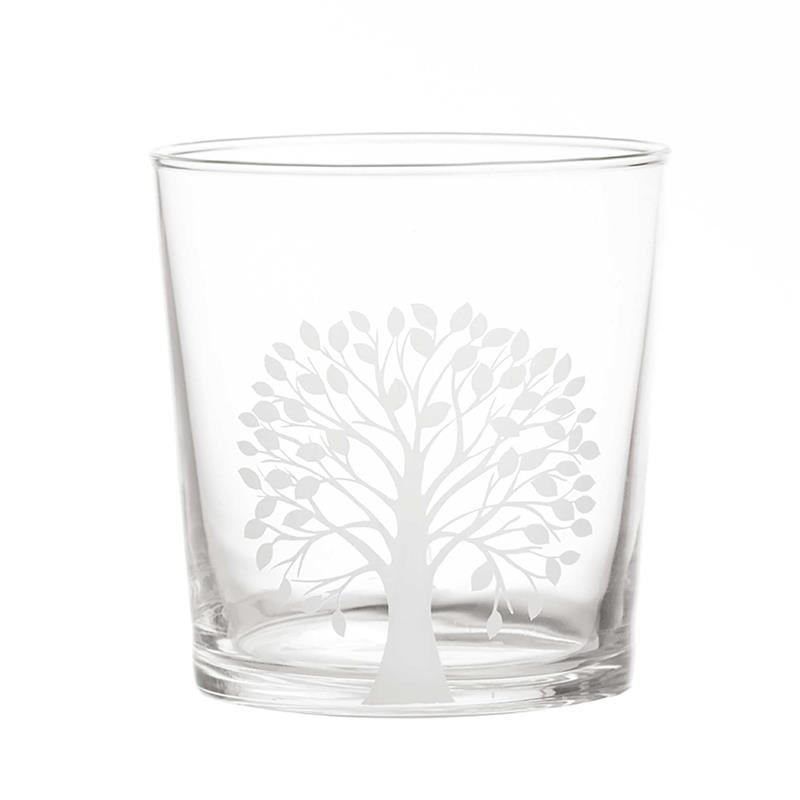 La Porcellana Bianca - zestaw 6 szklanek z grubym dnem drzewo 350 ml Babila