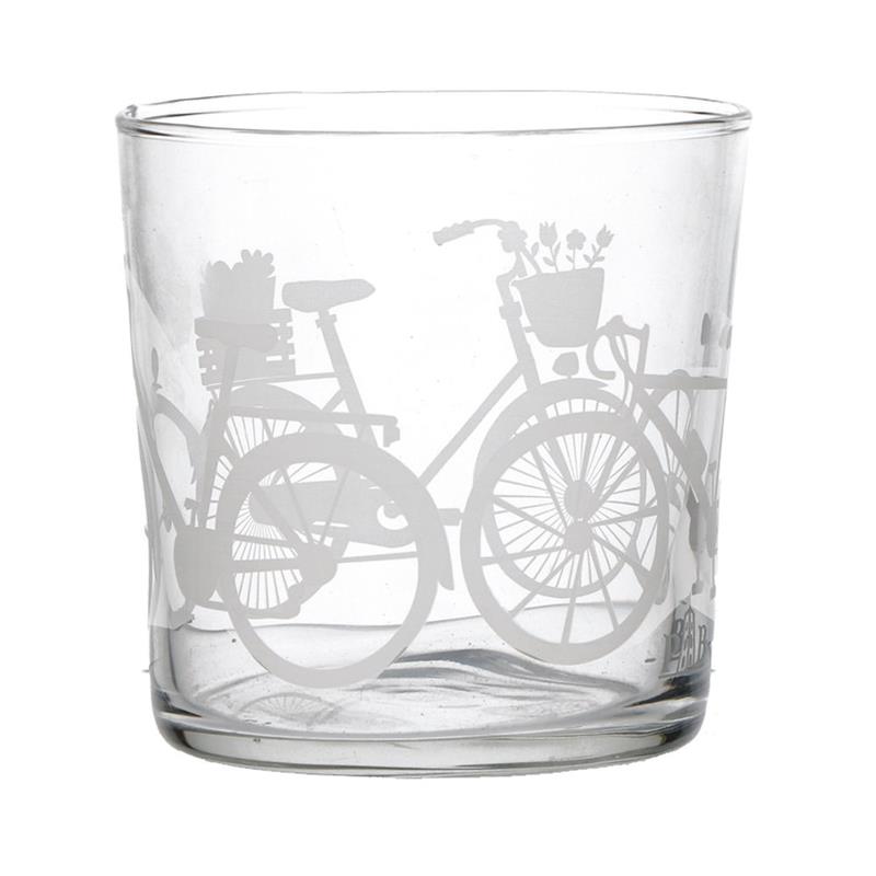 La Porcellana Bianca - zestaw 6 szklanek z grubym dnem rower 350 ml Babila