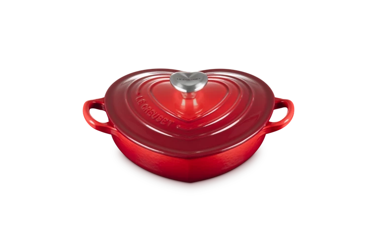 Le Creuset - Garnek Profesjonalny Gourmet Serce 20 cm Wiśniowy