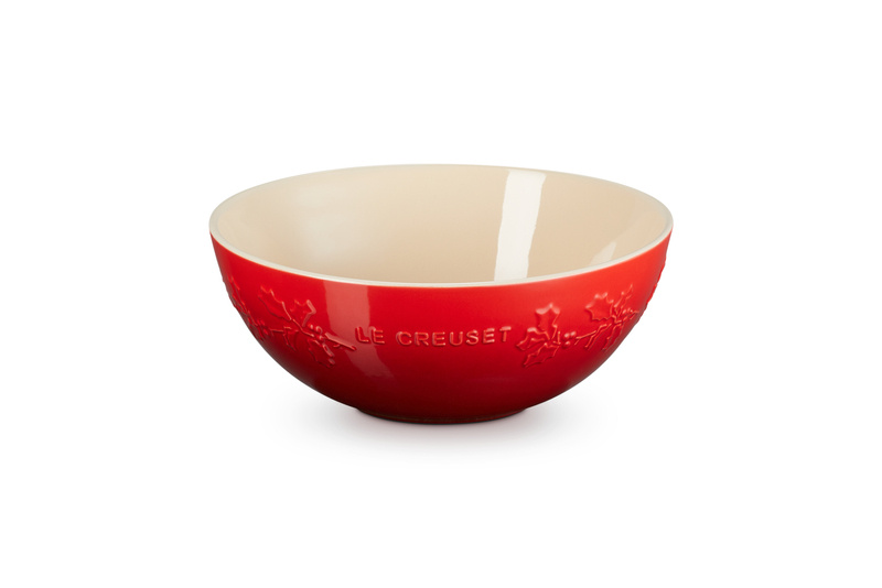 Le Creuset - Miska do serwowania Holly 25 cm wiśniowy