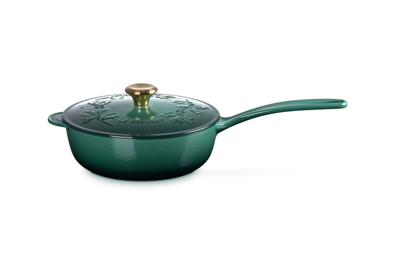 Le Creuset - Rondel żeliwny Holly Tradition 21 cm Artichaut/zielony