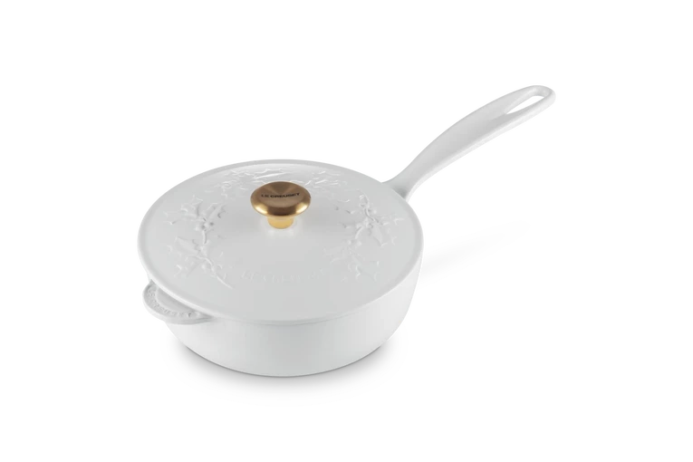 Le Creuset - Rondel żeliwny Holly Tradition 21 cm Cotton