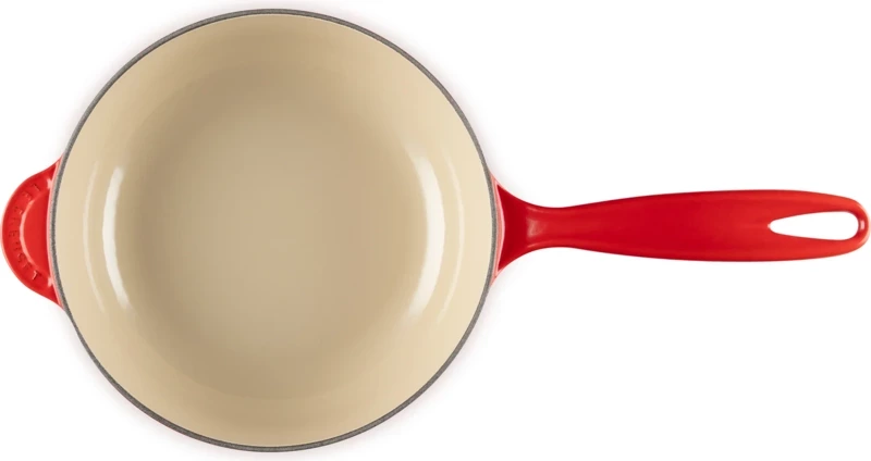 Le Creuset - Rondel żeliwny Holly Tradition 21 cm wiśniowy