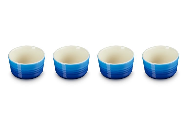 Le Creuset - Zestaw 4 mini foremek 100 ml Azure