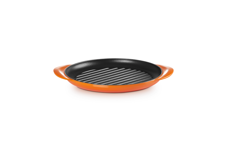 Le Creuset - żeliwna płyta grillowa 25cm Płomienna