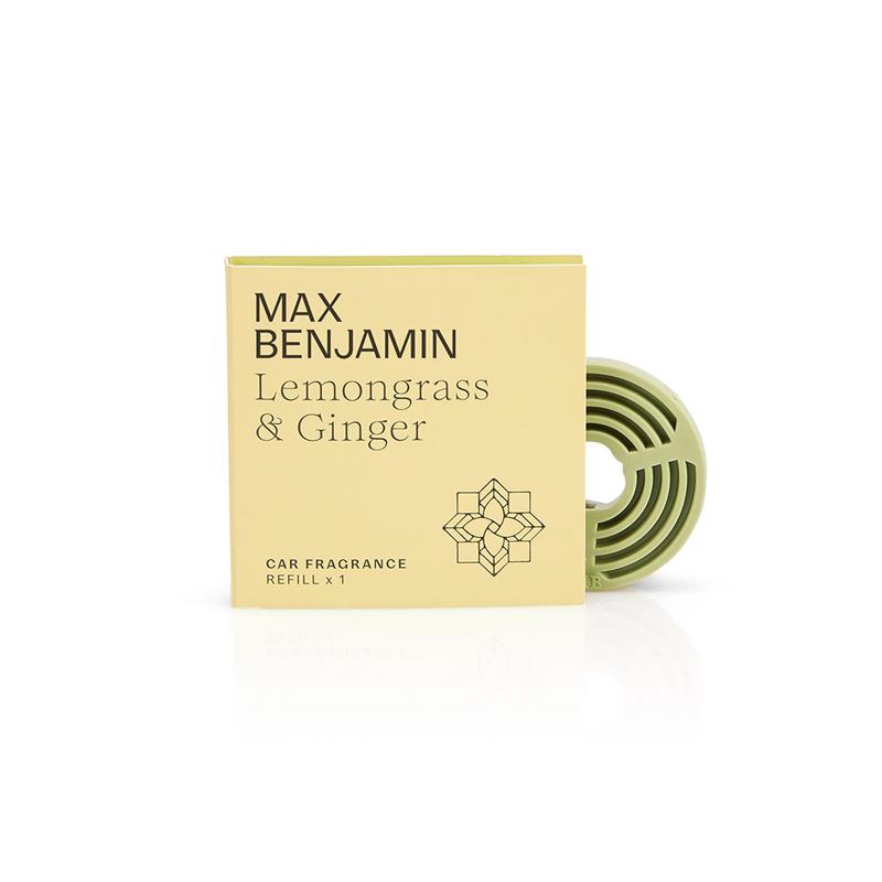 Max Benjamin - Wkład do odświeżacza do samochodu Lemongrass and Ginger Classic