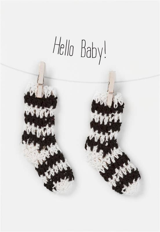 Raeder - Kartka Hello Baby Socks!