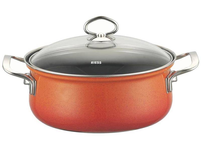 Riess - Garnek niski 4,0l 24cm Corall