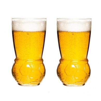 Sagaform - dwie szklanki do piwa dla kibica 