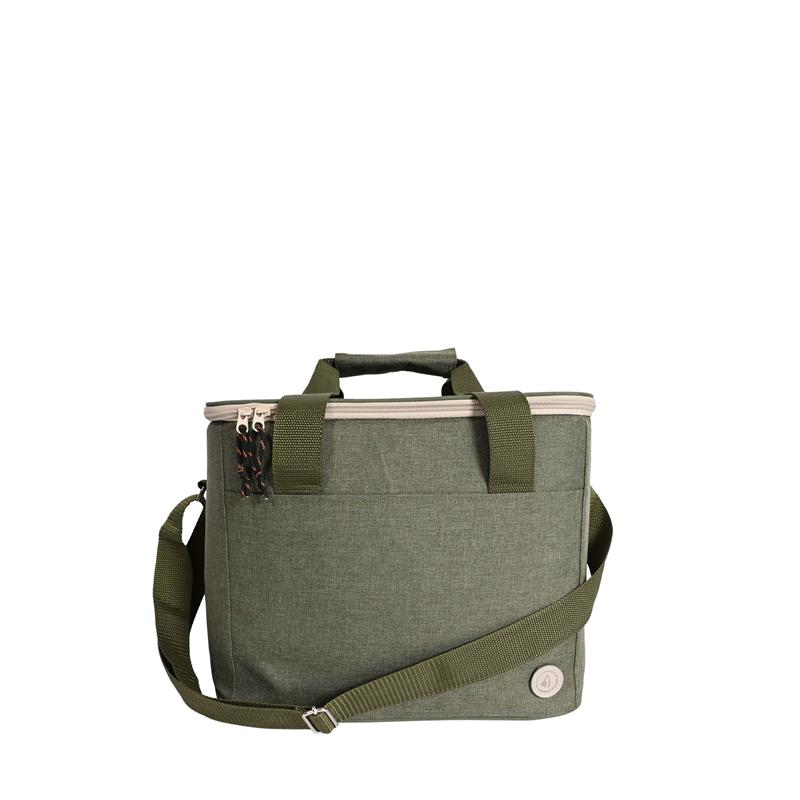 Sagaform - torba termiczna City, rPET, 34 x 24 x 28 cm, 20 l, zielona Outdoor