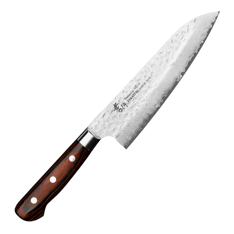 Sakai Takayuki - Hammered VG-10 Nóż Santoku 18 cm