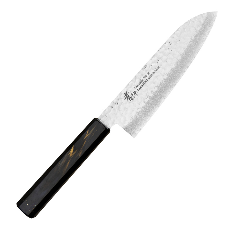 Sakai Takayuki - Urushi VG-10 Saiu Nóż Santoku 17 cm