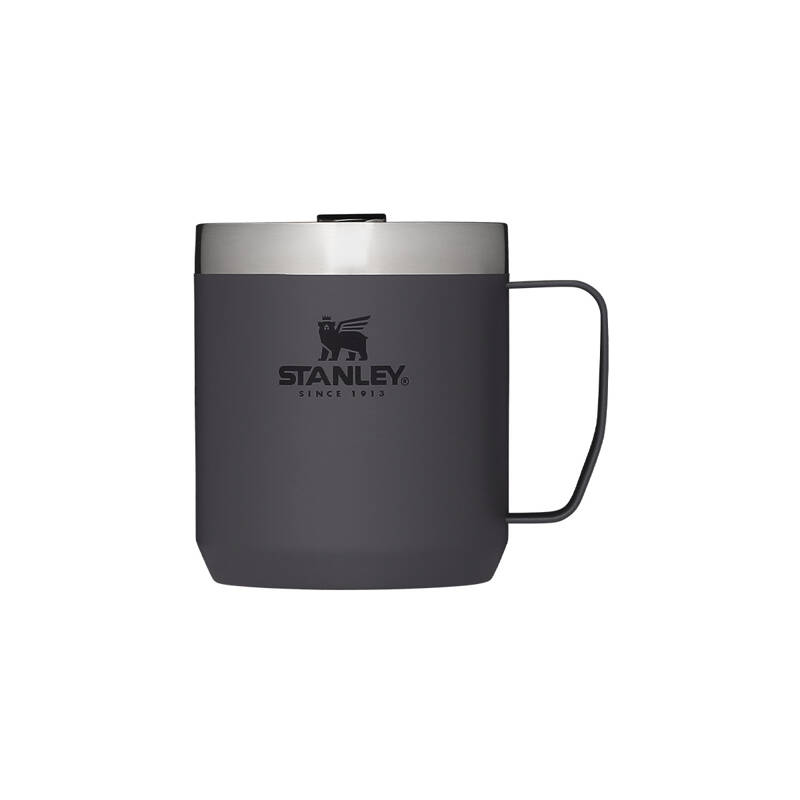 Stanley - Kubek kempingowy z pokrywką - Charcoal 0,35L