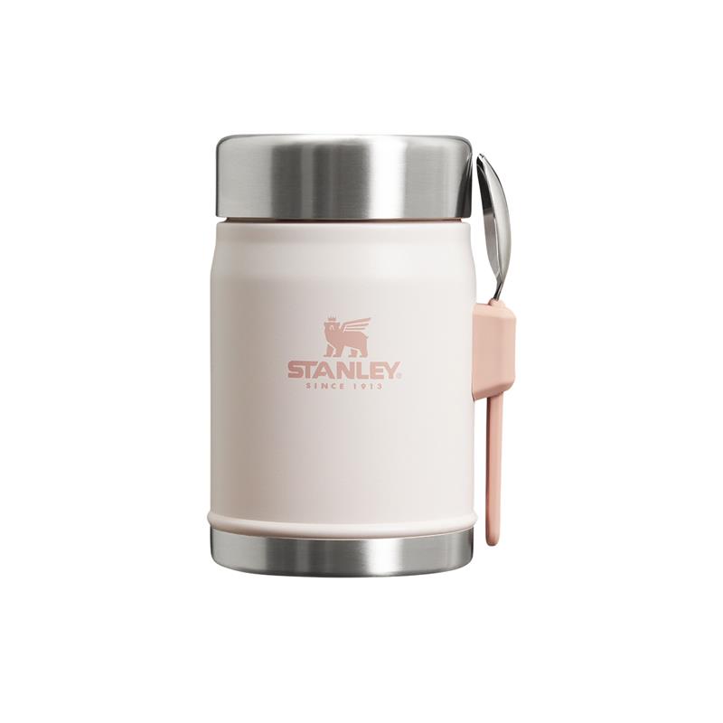 Stanley - termos obiadowy ze sztućcem CLASSIC 0,4L Rose Quartz