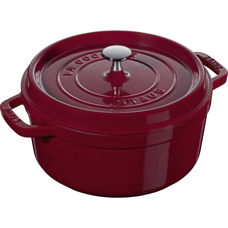 Staub - Garnek żeliwny okrągły 3.8 l bordeaux