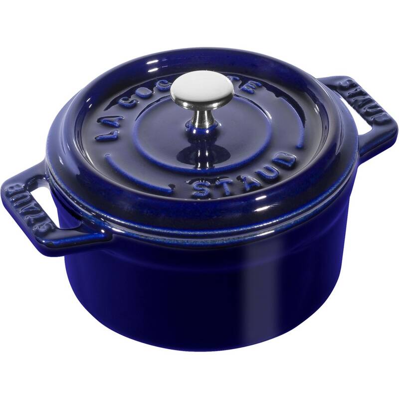 Staub - garnek brytfanna żeliwna niebieska 0,25 l 10 cm