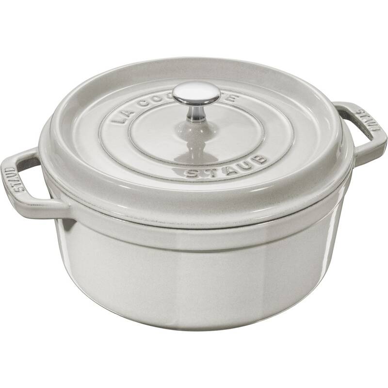 Staub - garnek żeliwny okrągły 3.8 ltr, truflowy La Cocotte