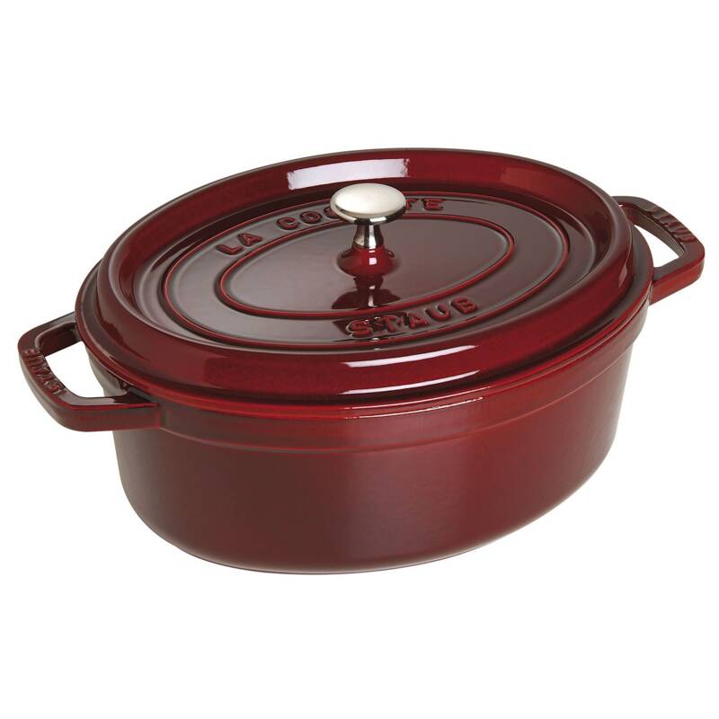 Staub - garnek żeliwny owalny 3.2 l, grenadynowy