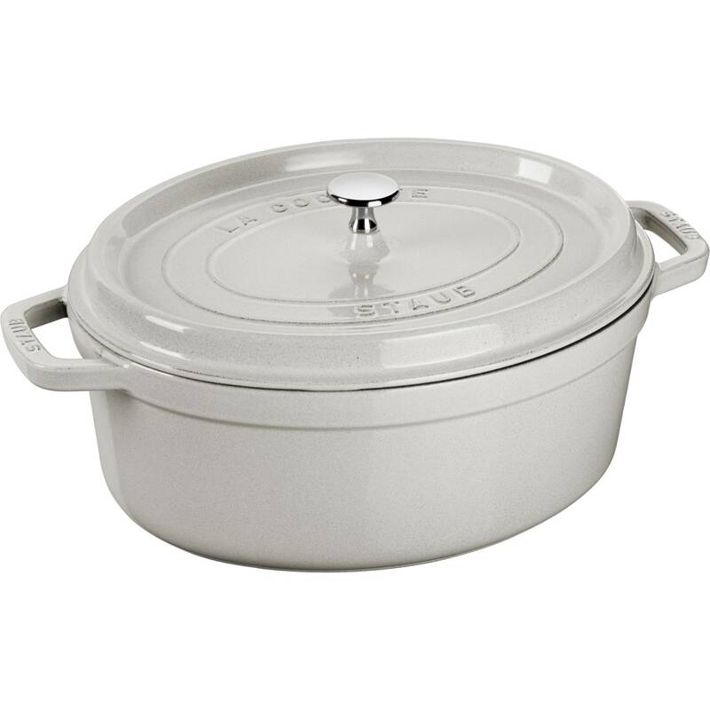 Staub - garnek żeliwny owalny 8 ltr, truflowy La Cocotte