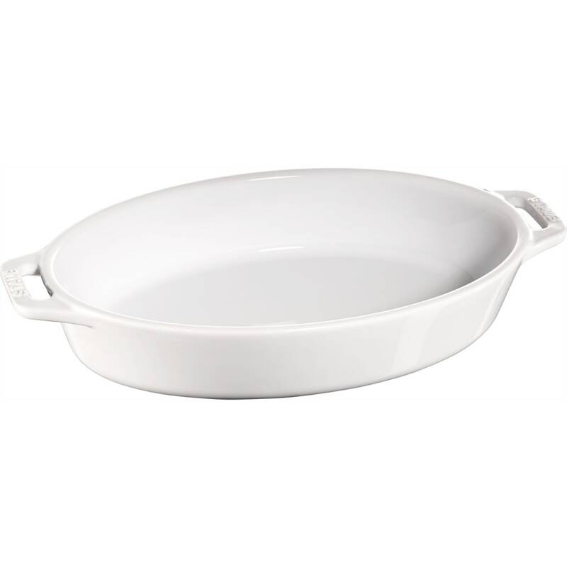 Staub - owalny półmisek ceramiczny 1.1 l, biały