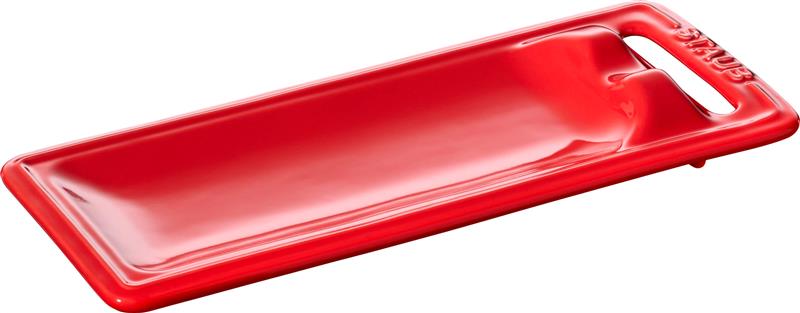Staub - podstawka pod łyżkę, czerwony
