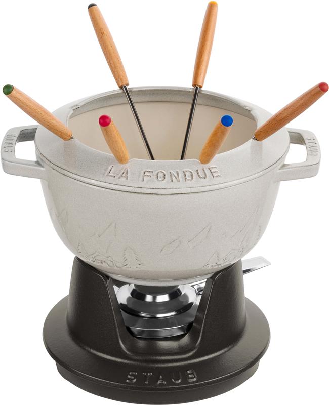 Staub - zestaw do fondue 20 cm, truflowy