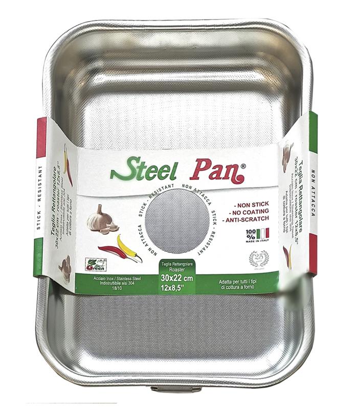 Steel Pan - Forma do pieczenia stalowa z nieprzywierającą teksturą 30x22x5.5 cm