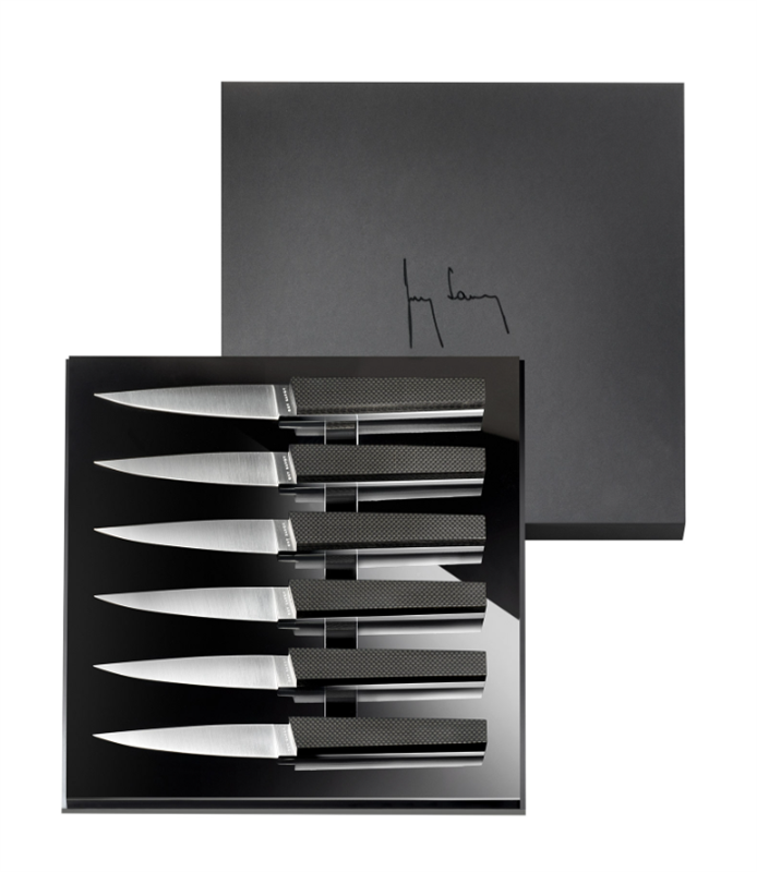 Tarrerias Bonjean - Zestaw 6 noży stołowych w etiu Savik Guy Savoy