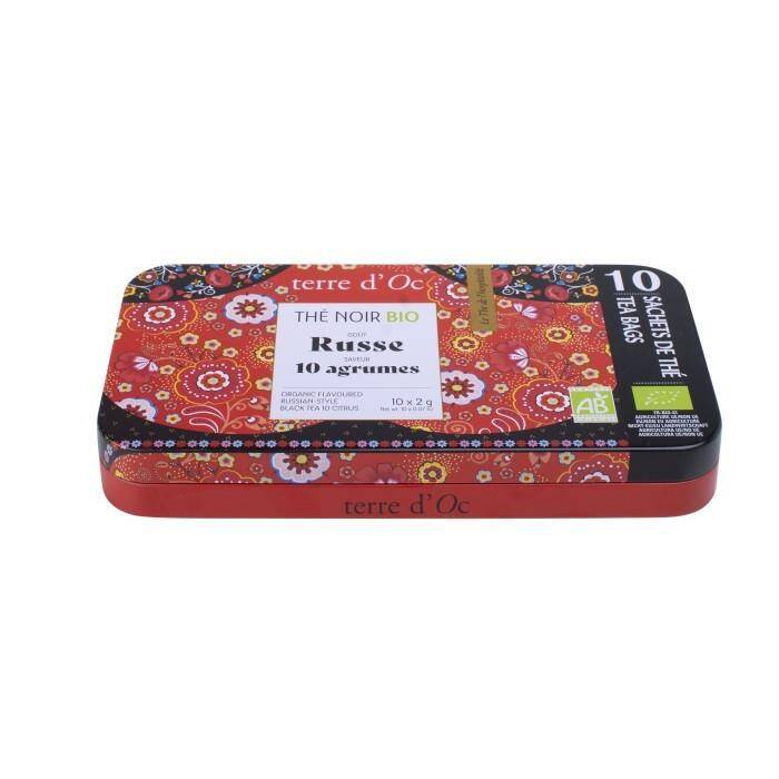 Terre d'Oc - BIO Herbata czarna 10x2g Russian Hospitality