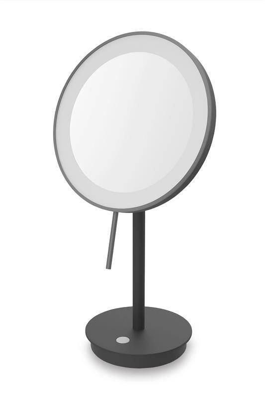 Zack - ALONA lustro kosmetyczne z podświetleniem czarne