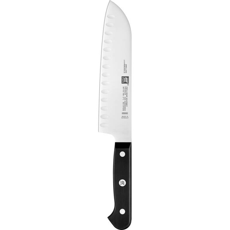 Zwilling - Nóż Santoku z rowkami Gourmet 18 cm