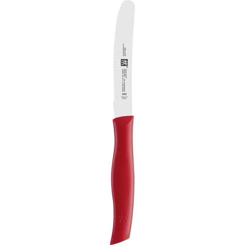 Zwilling - Nóż uniwersalny TWIN Grip 12 cm czerwony