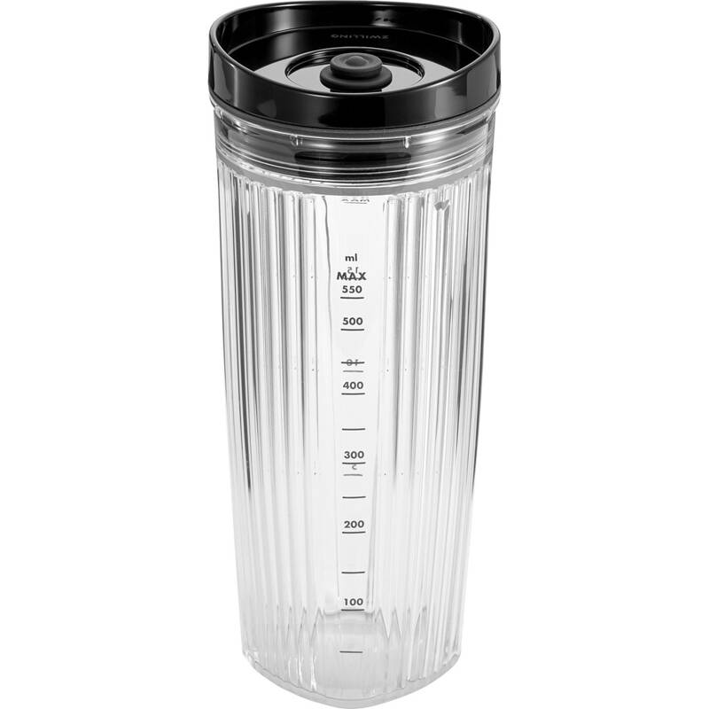 Zwilling - bidon do blendera z pokrywką próżniową 550 ml czarny Enfinigy