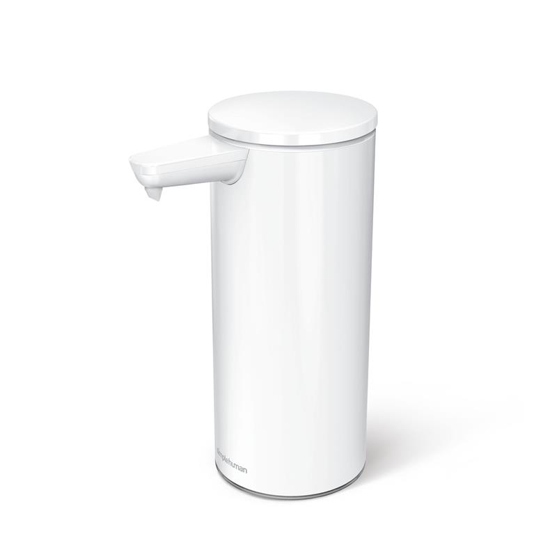 simplehuman - Dozownik do mydła bezdotykowy, 266 ml; biały